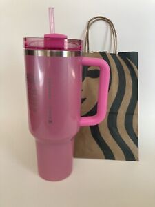 Stanley x Starbucks Winter Pink 40oz Tumbler (2024 Target Exclusive) New In Hand - Sold on eBay January 16th, 2024 for $256.00 (33 bids) 