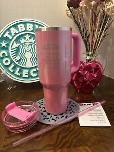 Stanley x Starbucks Winter Pink 40oz Tumbler (2024 Target Exclusive) New In Hand - Sold on eBay February 3rd, 2024 for $255.00 (11 bids) 
