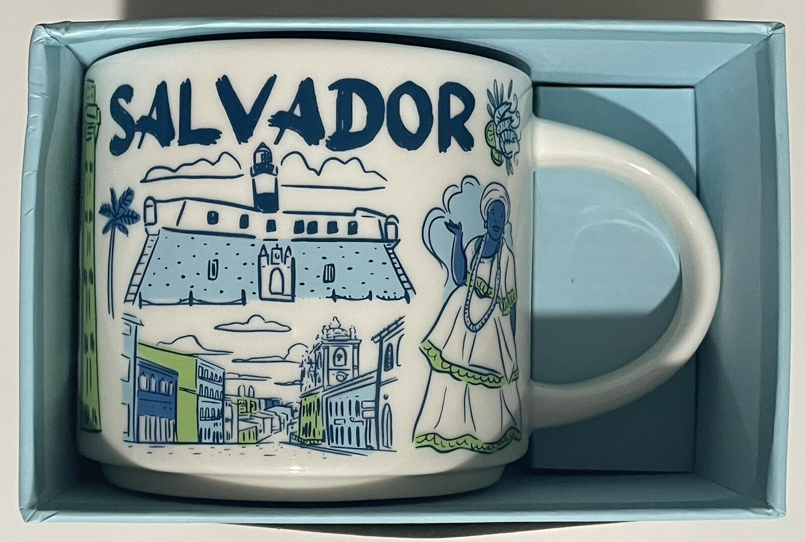 SALVADOR ?? Starbucks Been There Series 14 Oz Mug - Sold on eBay March 15th, 2025 for $58.99