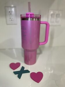 Stanley x Starbucks Valentine's Exclusive 2024 Pink 40oz Tumbler NEW - Sold on eBay January 6th, 2024 for $249.95