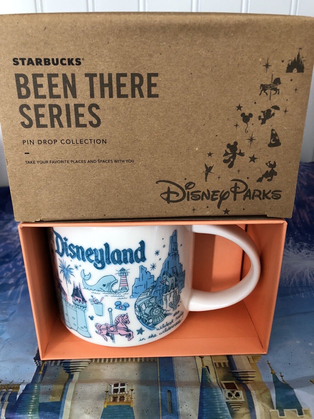 New Disneyland Starbucks Been There Series 14oz Pin Drop Collection 2019 - Sold on eBay December 4th, 2024 for $84.99