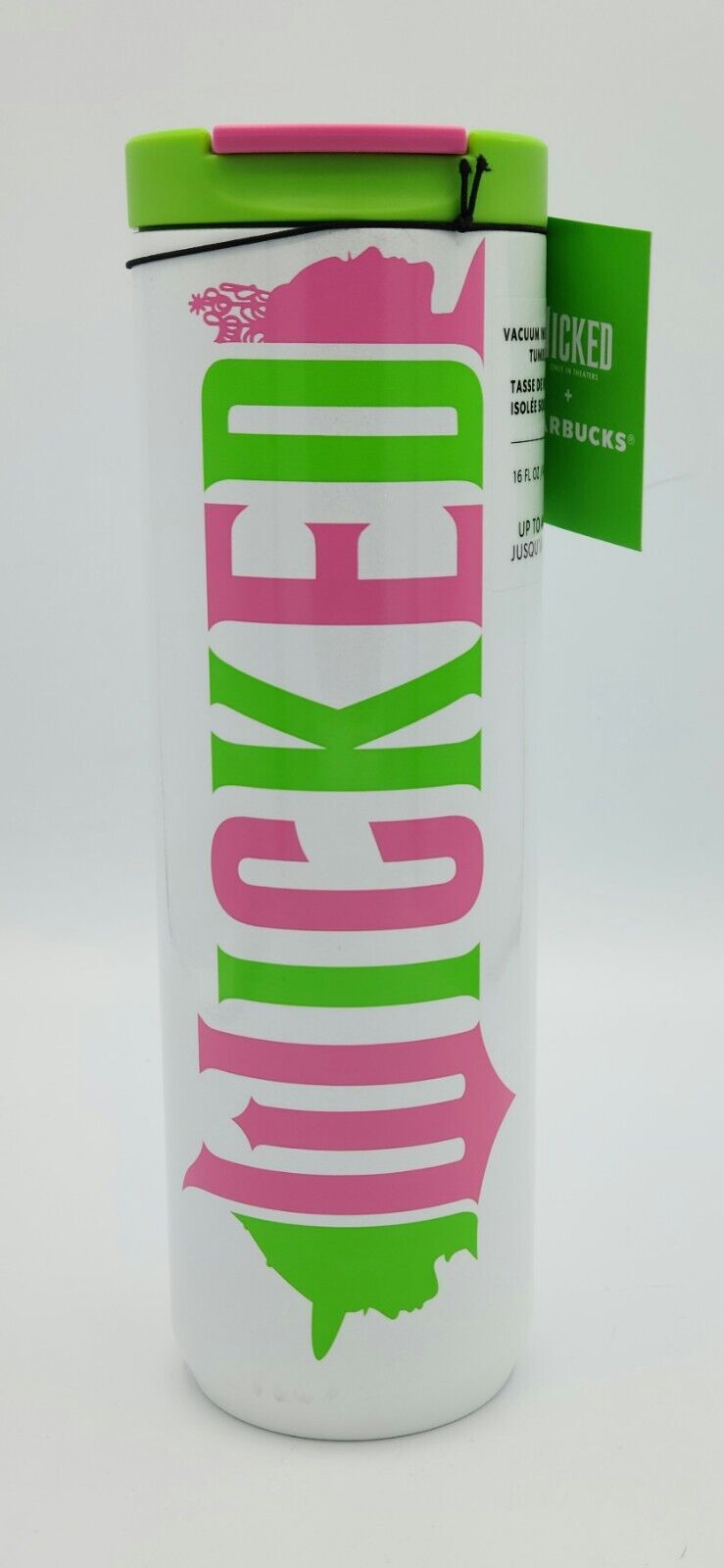 NEW 2024 Starbucks Wicked White Vacuum Sealed Tumbler 16oz VHTF - Sold on eBay February 12th, 2025 for $131.50 (5 bids) 