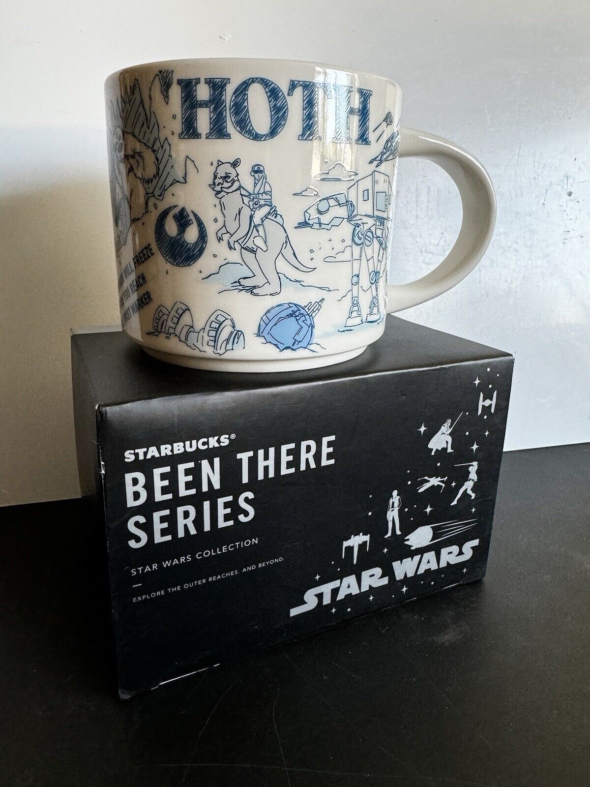 Disney Starbucks Star Wars “Been There” Series 14 OZ Mug w/Original Box HOTH - Sold on eBay December 12th, 2024 for $81.00 (26 bids) 
