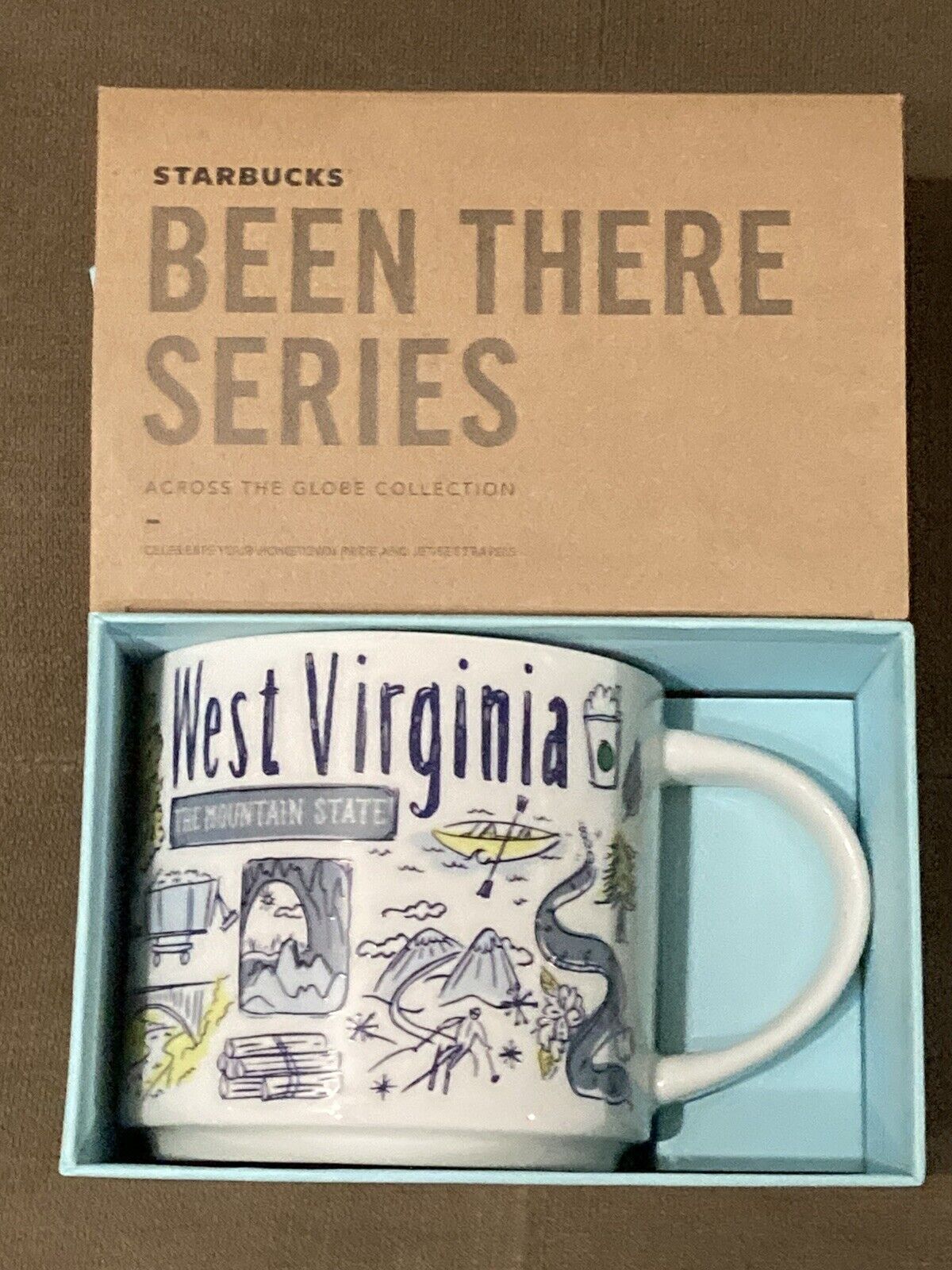 Starbucks Been There 14oz Mug West Virginia New With Box - Sold on eBay March 9th, 2025 for $135.00