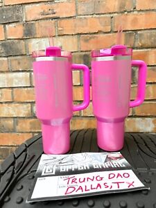 2024 Starbucks x Stanley Cup Holiday Tumbler 40 oz Pink ON HAND ?FAST SHIPPING ? - Sold on eBay January 7th, 2024 for $399.00