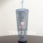 Disney Parks Cinderella 75th Anniversary Starbucks Tumbler Glass Slipper Straw - Sold on eBay March 20th, 2025 for $74.49