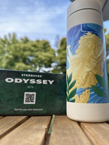 Rare Starbucks Odyssey Beta Gold Siren MiiR 360 Traveler Insulated Cup (1/1) - Sold on eBay March 2nd, 2024 for $200.00 (1 bids) 