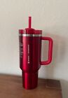 Stanley x Starbucks Holiday Red 40oz Tumbler Cup - 2023 Limited Edition - Sold on eBay March 13th, 2024 for $155.00 (5 bids) 