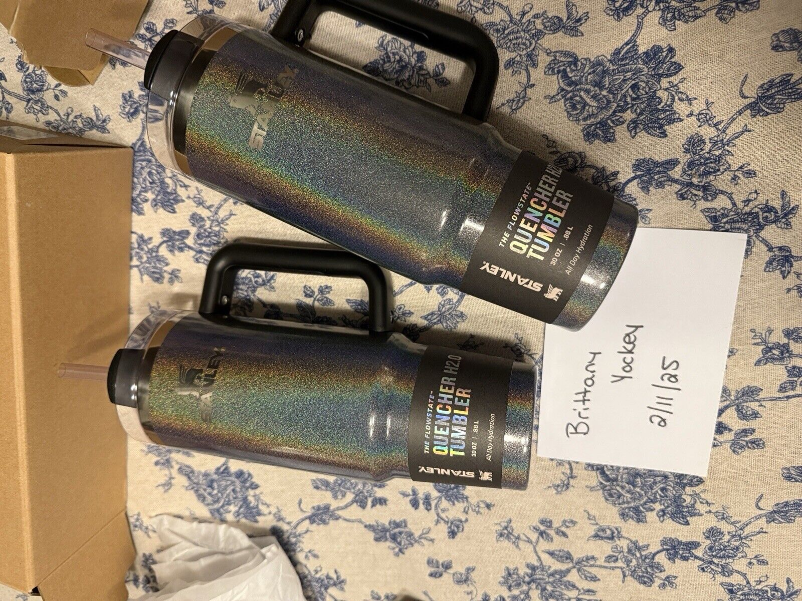 Brand New Stanley 30oz Midnight Glitz LIMITED EDITION - Sold on eBay February 21st, 2025 for $88.00 (11 bids) 