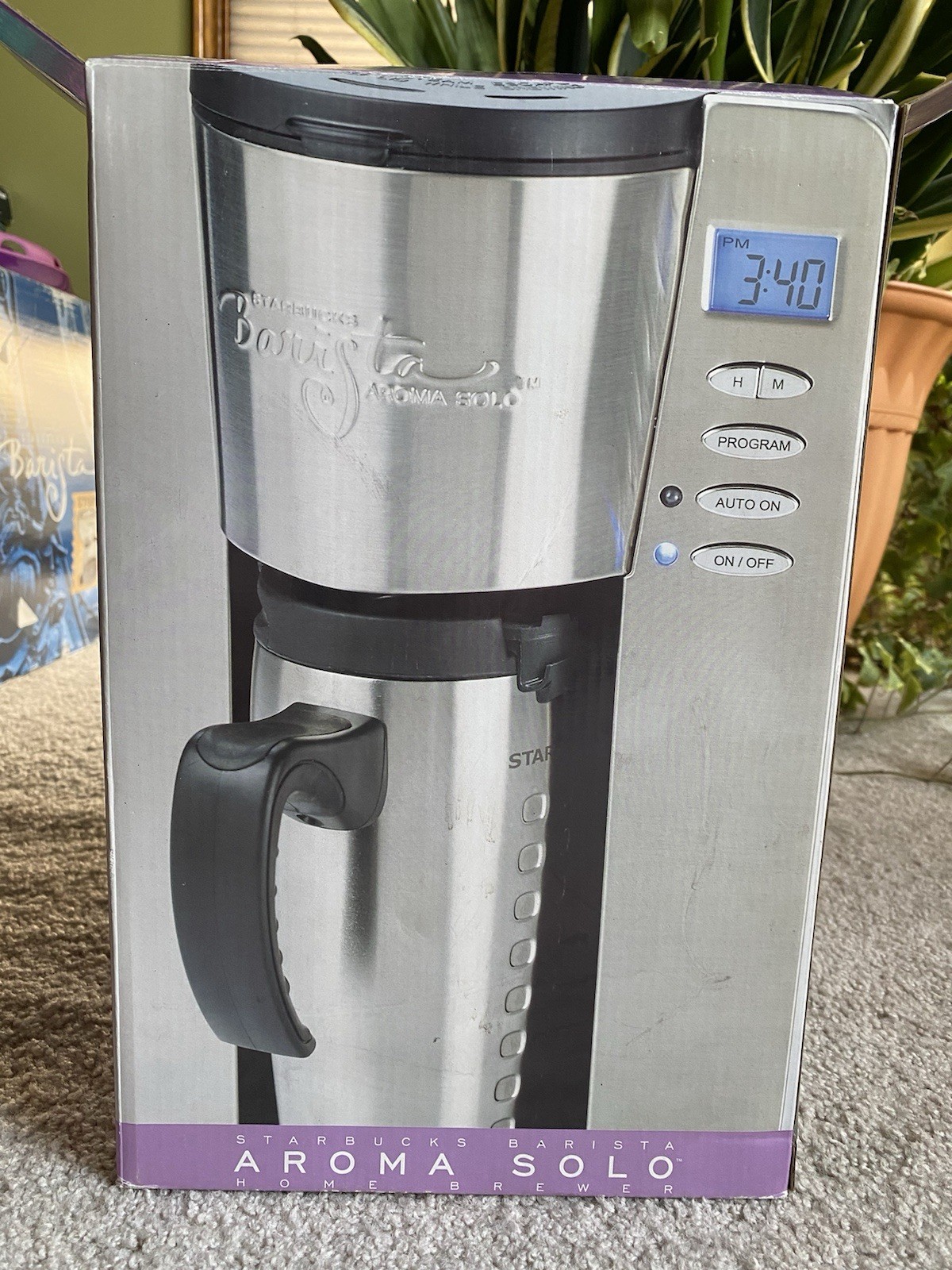 New  Barista Aroma Solo Thermal Coffee Maker Unused Open Box - Sold on eBay March 27th, 2025 for $95.00