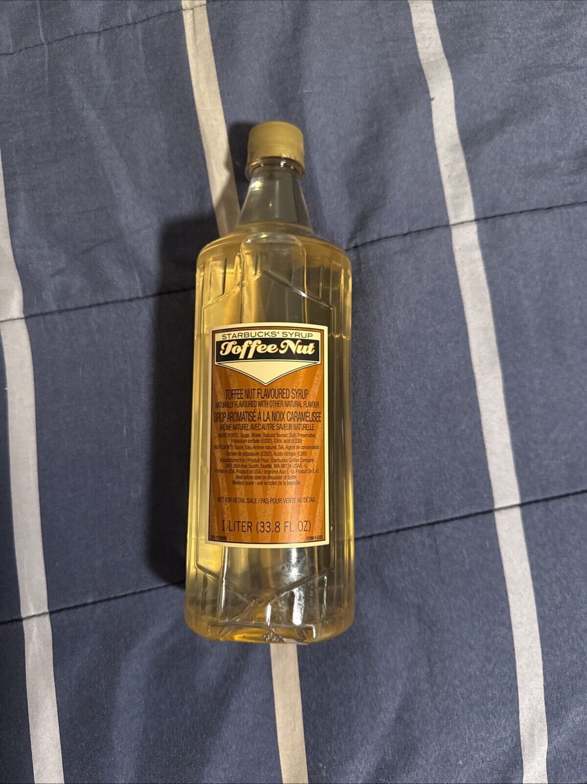 Starbucks Toffee Nut Syrup - DISCONTINUED Unopened - Sold on eBay December 9th, 2024 for $96.00 (21 bids) 