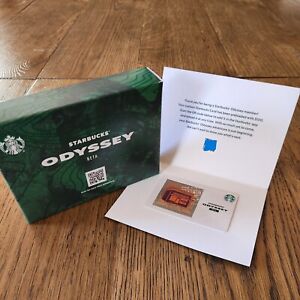 Starbucks Odyssey Gift Card with $100 Balance - Custom Exclusive Collectible 1/1