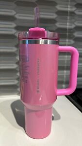 Stanley x Starbucks Exclusive 2024 Pink 40oz Tumbler NEW Release! No Reserve - Sold on eBay January 6th, 2024 for $291.00 (62 bids) 