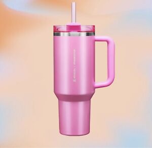 Stanley Starbucks Pink 40oz Tumbler (2024 Target Exclusive) - Sold on eBay February 9th, 2024 for $247.50 (11 bids) 
