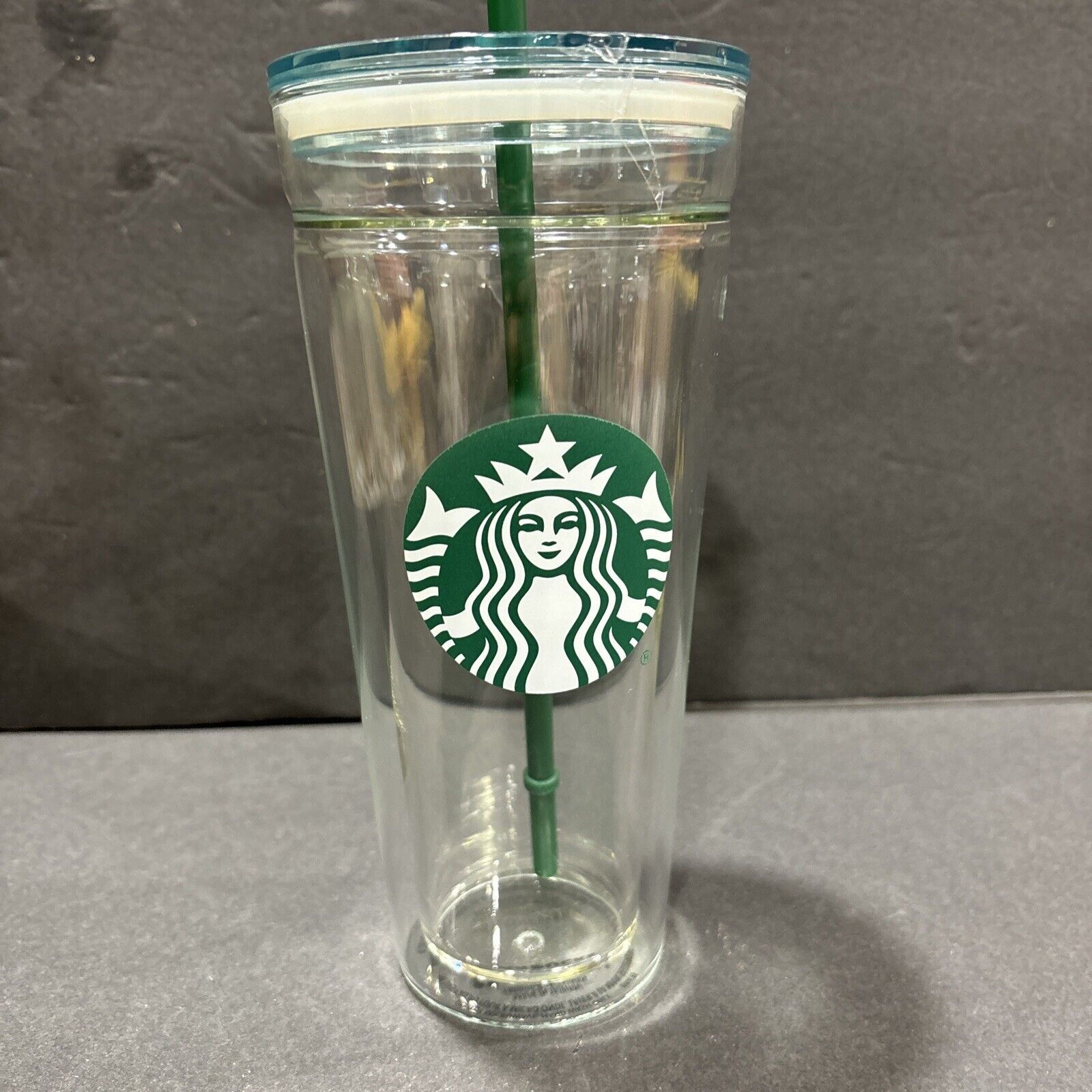 Starbucks Clear Glass Double Wall Tumbler 20 oz. With Straw. 2018 Collectible - Sold on eBay December 22nd, 2024 for $120.00