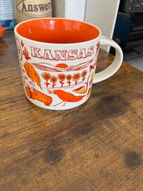 Starbucks 2018 Kansas Been There Series Mug, 14 oz - New Without Box - Sold on eBay February 8th, 2025 for $92.50