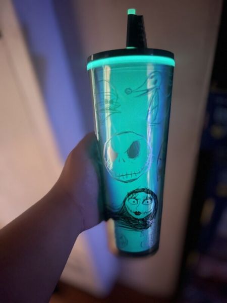 ??SOLD OUT?? Disney Starbucks The Nightmare Before Christmas Tumbler with Straw - Sold on eBay May 2nd, 2024 for $210.00