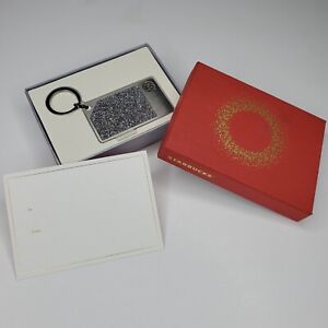 Starbucks Limited Edition Keychain Gift Card Champaign Swarovski Crystal Silver - Sold on eBay December 9th, 2023 for $400.00