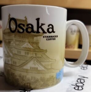 2009 STARBUCKS Coffee Mug OSAKA Icon 16 oz MIC w SKU, Discontinued Japan VHTF - Sold on eBay November 6th, 2023 for $352.95
