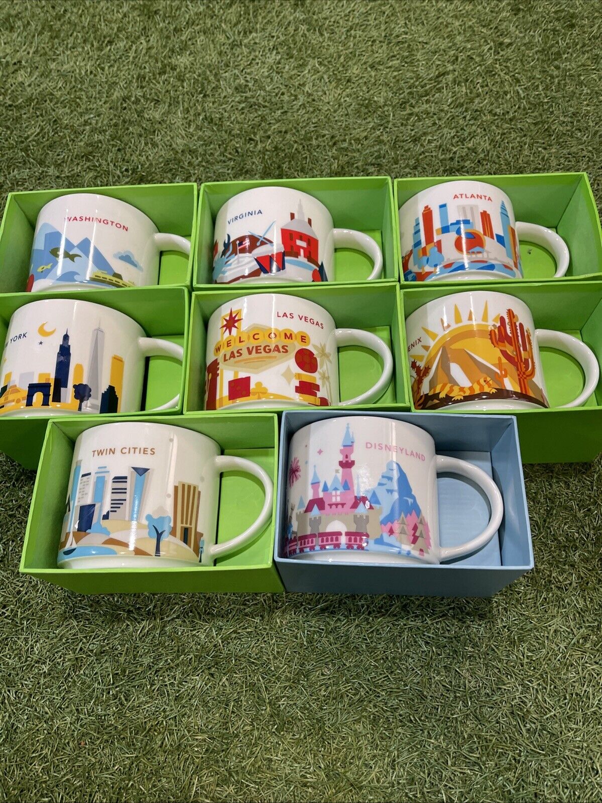 7 Starbucks YOU ARE HERE Mugs - Sold on eBay February 7th, 2025 for $135.00