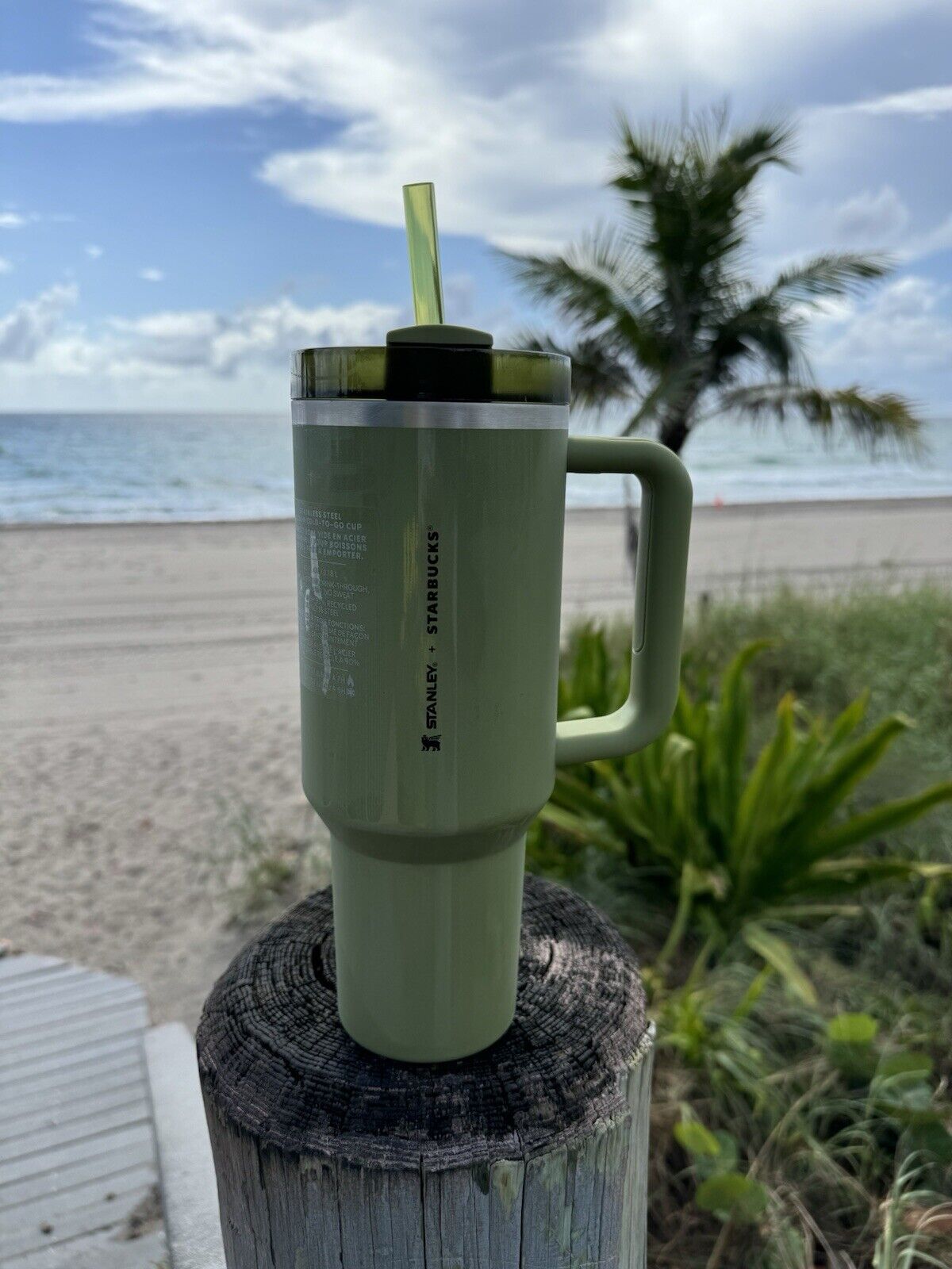 Stanley X Starbucks Fall 2024 Olive Green 40oz Tumbler - Sold on eBay January 9th, 2025 for $90.99