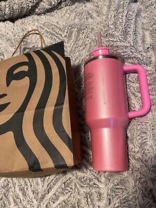 New Limited RARE Target X Starbucks X Stanley  Winter Pink 40 Oz Tumbler. - Sold on eBay January 5th, 2024 for $240.00