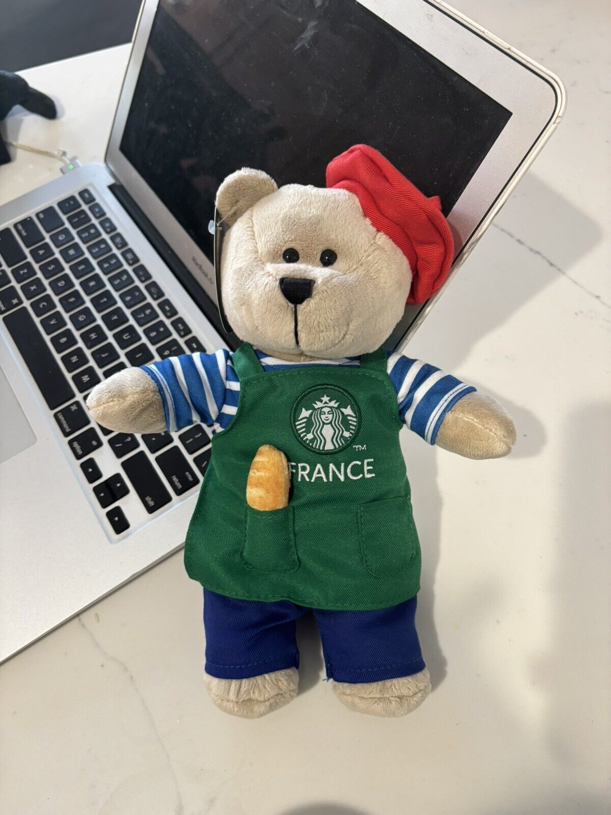 Authentic Starbucks France Exclusive Stuffed French Bearista Bear Ltd Edition - Sold on eBay January 8th, 2025 for $70.00