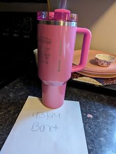 Stanley x Starbucks Exclusive 2024 Pink 40oz Tumbler Early Release! Brand New !! - Sold on eBay January 6th, 2024 for $224.50 (47 bids) 