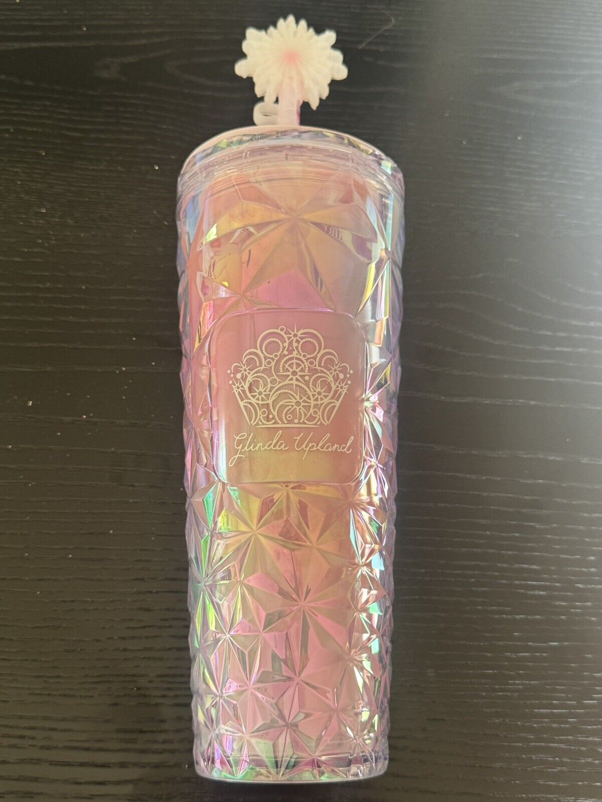 Starbucks Wicked Tumbler Glinda Upland Straw Prism Cup 24oz NEW! - Sold on eBay December 19th, 2024 for $98.00