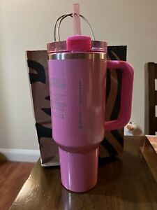 In Hand - Stanley x Starbucks Target Exclusive 2024 Pink 40oz Tumbler - Sold on eBay January 4th, 2024 for $215.00