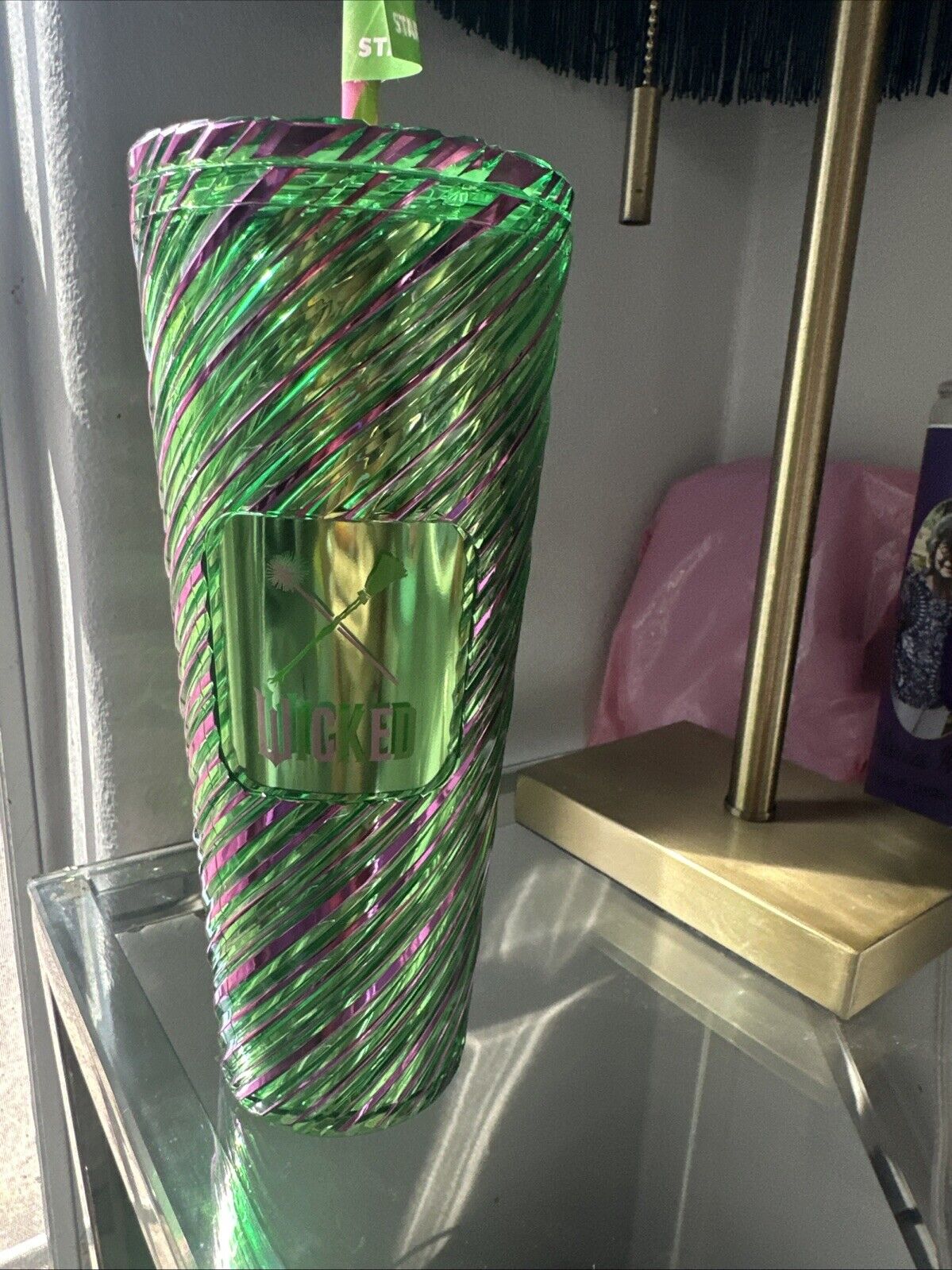 Wicked Starbucks Pink And Green Cup - Sold on eBay February 10th, 2025 for $120.00