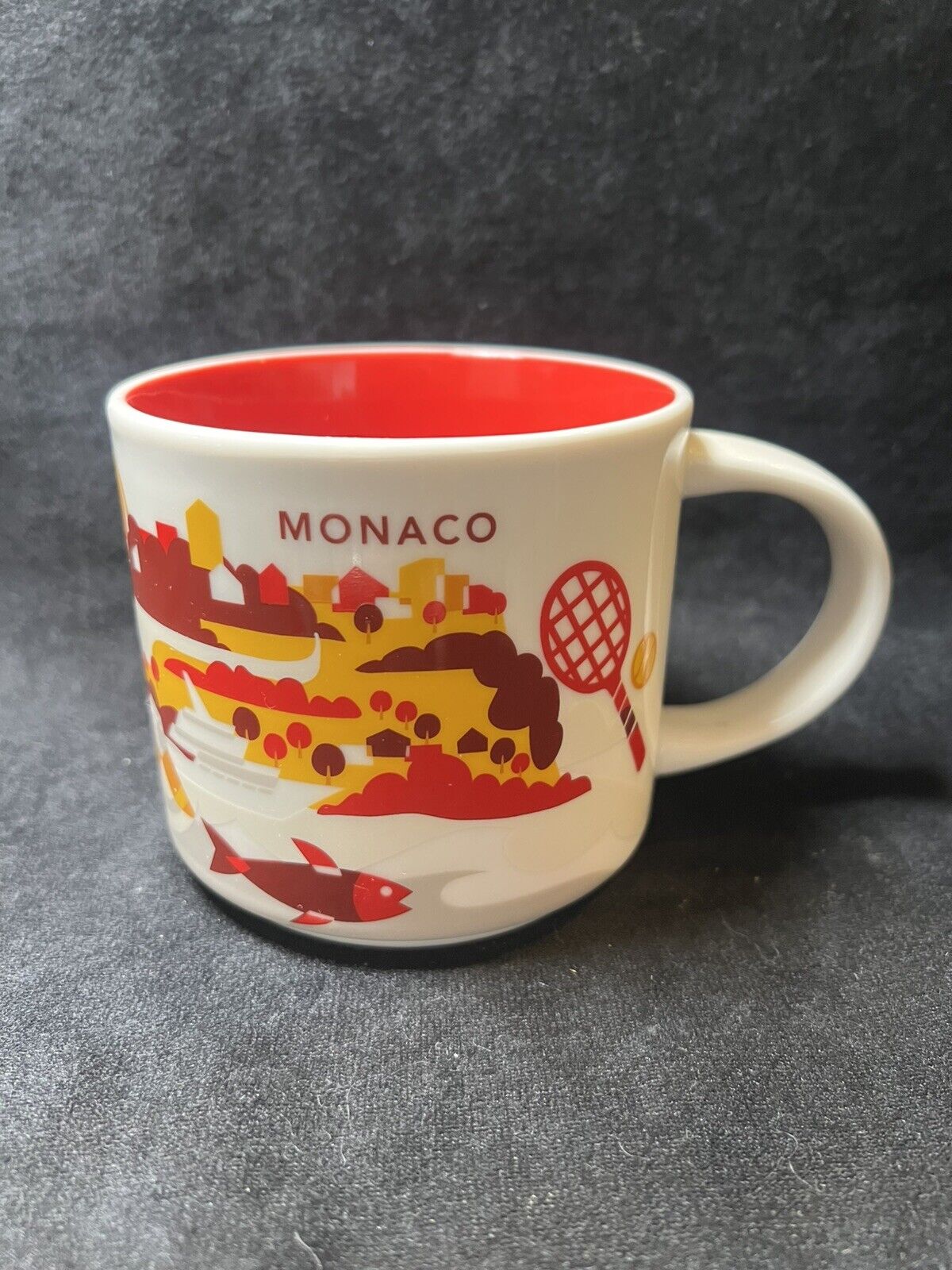 Monaco Starbucks coffee Cup Mug 14oz You Are Here Collection With Label - Sold on eBay January 28th, 2025 for $69.95 (1 bids) 