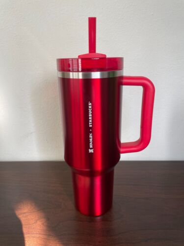 Stanley x Starbucks Holiday Red  40oz Tumbler Cup - 2023 Limited Edition - Sold on eBay February 22nd, 2024 for $225.00