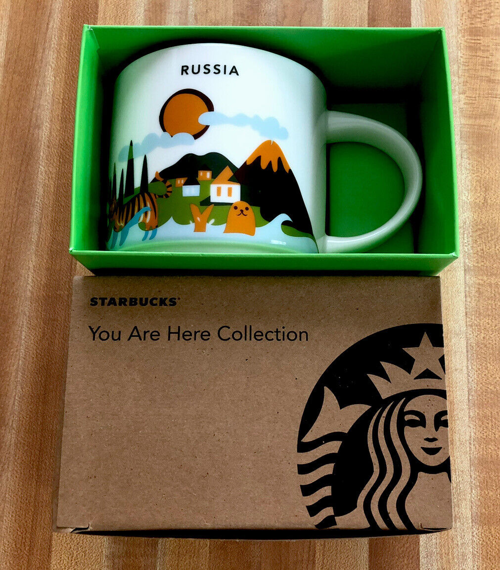 Starbucks 2020 Russia You Are Here Collection Coffee Mug 414 ml / 14 Oz - Sold on eBay November 23rd, 2024 for $229.99