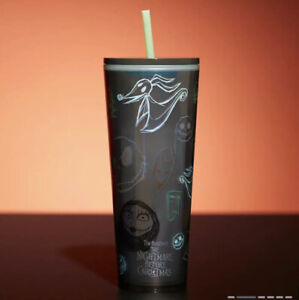 Disney Starbucks The Nightmare Before Christmas Tumbler with Straw - Sold on eBay September 29th, 2023 for $159.99
