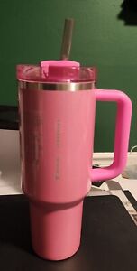 ? IN HAND ? 2024 Starbucks x Stanley Cup Holiday Tumbler 40 oz Winter Pink - Sold on eBay January 5th, 2024 for $249.88