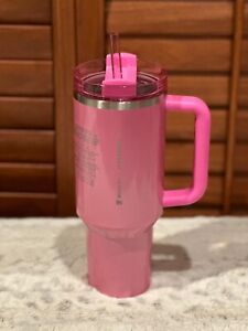 New Stanley x Starbucks 2024 Exclusive 40 oz Tumbler Pink - Sold on eBay January 6th, 2024 for $380.00 (59 bids) 