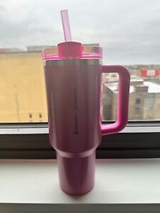 Stanley X Starbucks X Target 2024 Release Winter Pink  40oz Tumbler In-Hand! - Sold on eBay January 5th, 2024 for $225.00 (1 bids) 