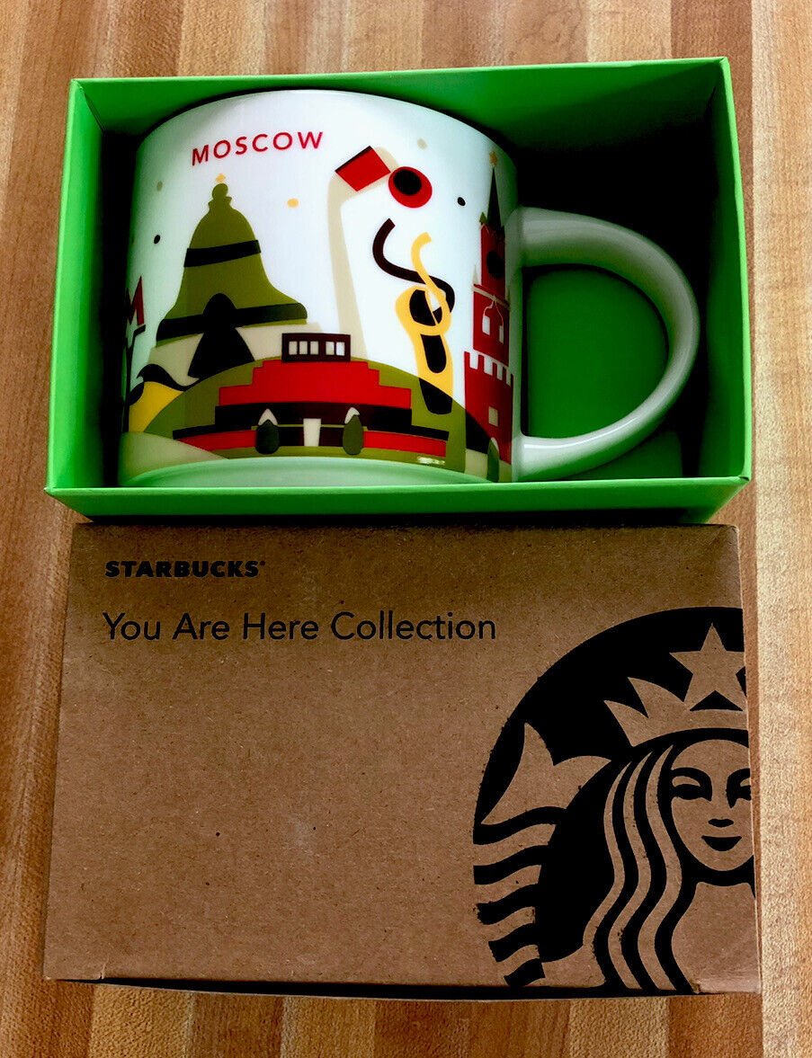 Starbucks 2020 Moscow You Are Here Collection Coffee Mug 414 ml / 14 Oz - Sold on eBay November 23rd, 2024 for $229.99