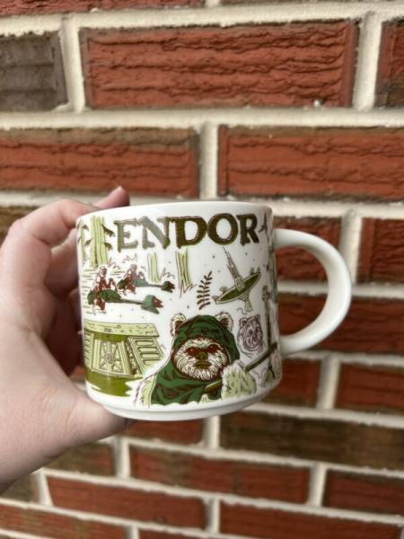 Star Wars Endor Starbucks Mug NWT - Sold on eBay October 7th, 2024 for $105.00