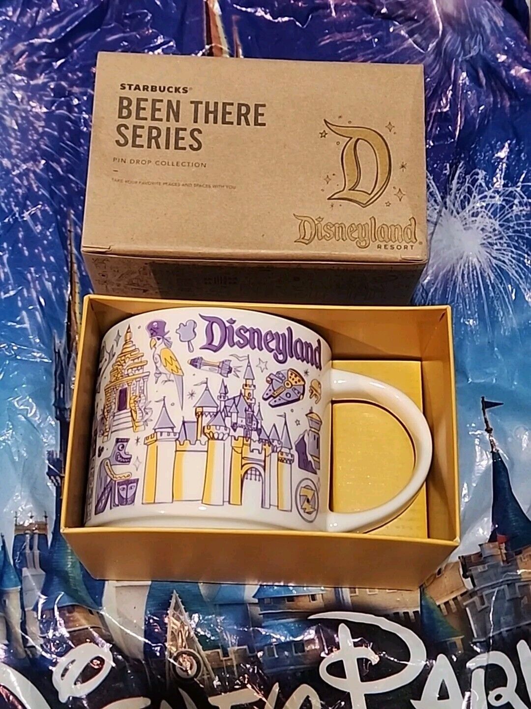 Disney Parks Disneyland Starbucks Mug Been There Castle Tiki - New in Box! - Sold on eBay January 6th, 2025 for $119.00