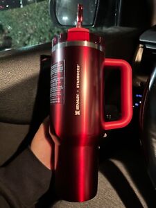 Starbucks X Stanley Holiday 2023 Collab (40 oz) Red Tumbler - Sold on eBay November 15th, 2023 for $150.00