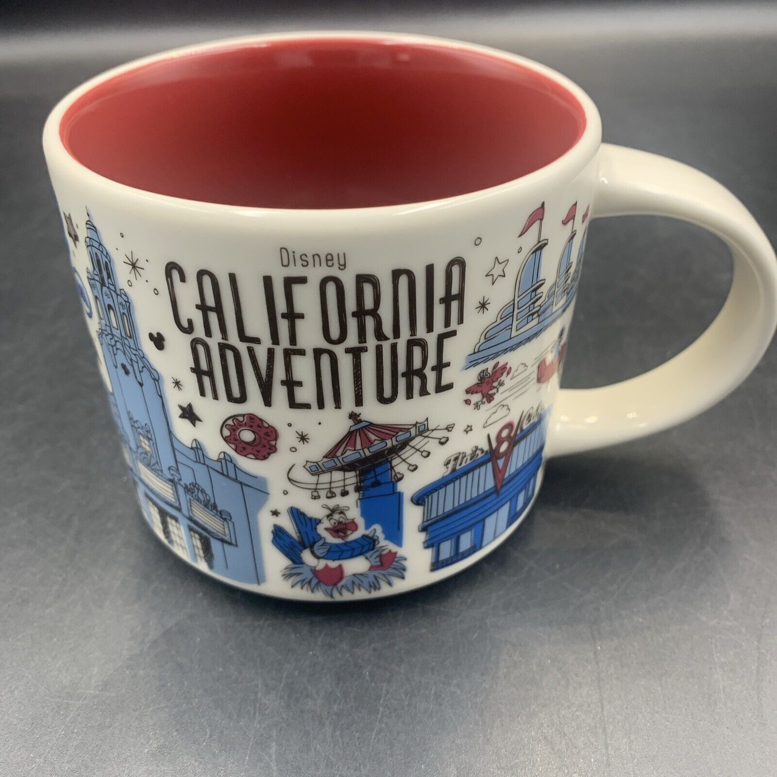 Disney Parks California Adventure Starbucks Mug 14 oz Been There Series Pin Drop - Sold on eBay January 13th, 2025 for $68.25
