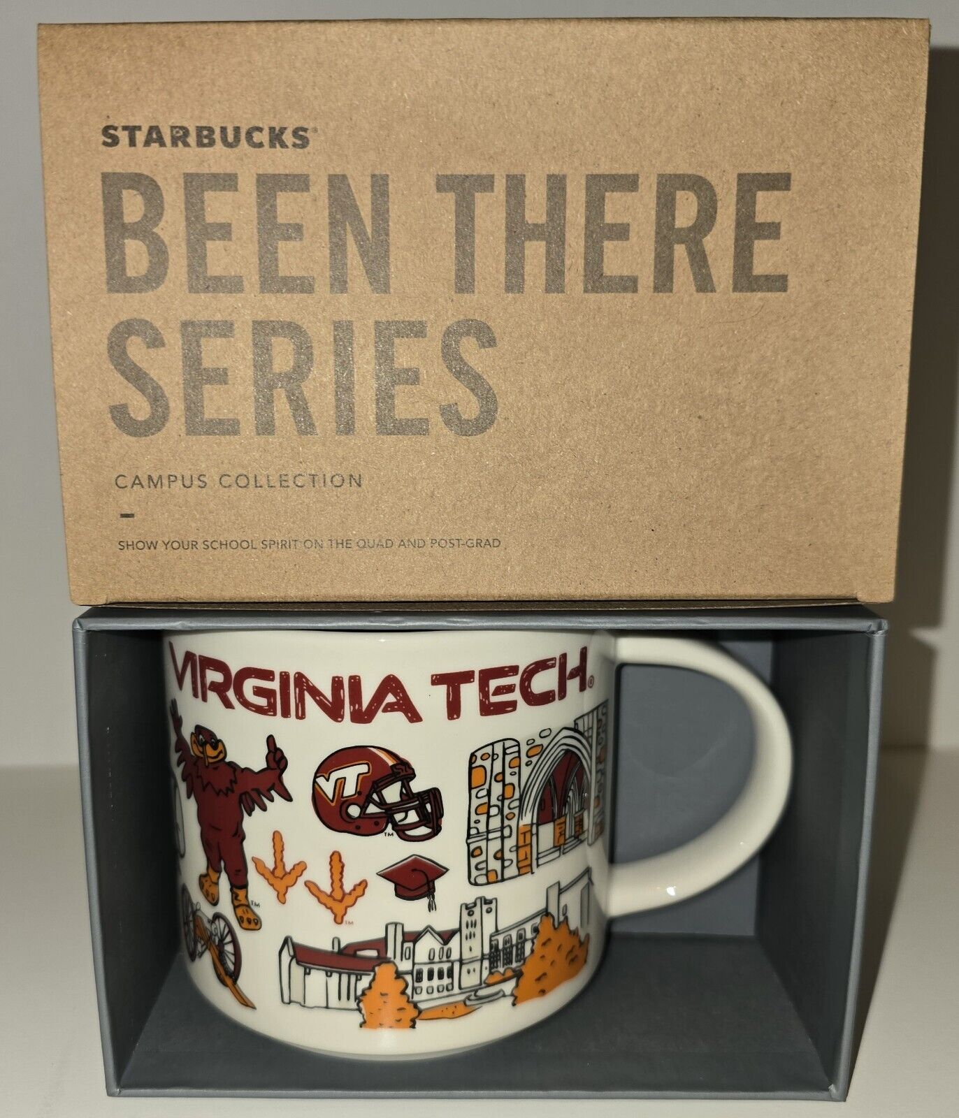 VIRGINIA TECH Starbucks Been There Series Campus Collection Coffee Mug NEW! - Sold on eBay January 13th, 2025 for $65.00