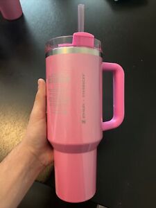 Stanley x Starbucks Exclusive 2024 Pink 40oz Tumbler NEW Early Release!!! Reserv - Sold on eBay December 21st, 2023 for $270.00