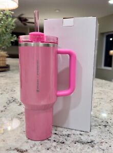 Stanley x Starbucks Exclusive 2024 Pink 40oz Tumbler Early Release!!! - Sold on eBay January 7th, 2024 for $228.00 (46 bids) 