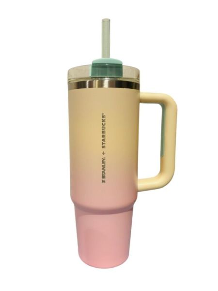 Starbucks x Stanley Taiwan 2024 Pink Beige Gradient 30oz Tumbler~BNWT~US SELLER - Sold on eBay October 11th, 2024 for $115.00