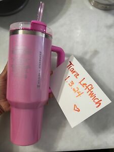Pink Stanley x Starbucks 40oz Tumbler Limited Edition NWT - Sold on eBay January 11th, 2024 for $219.50 (20 bids) 