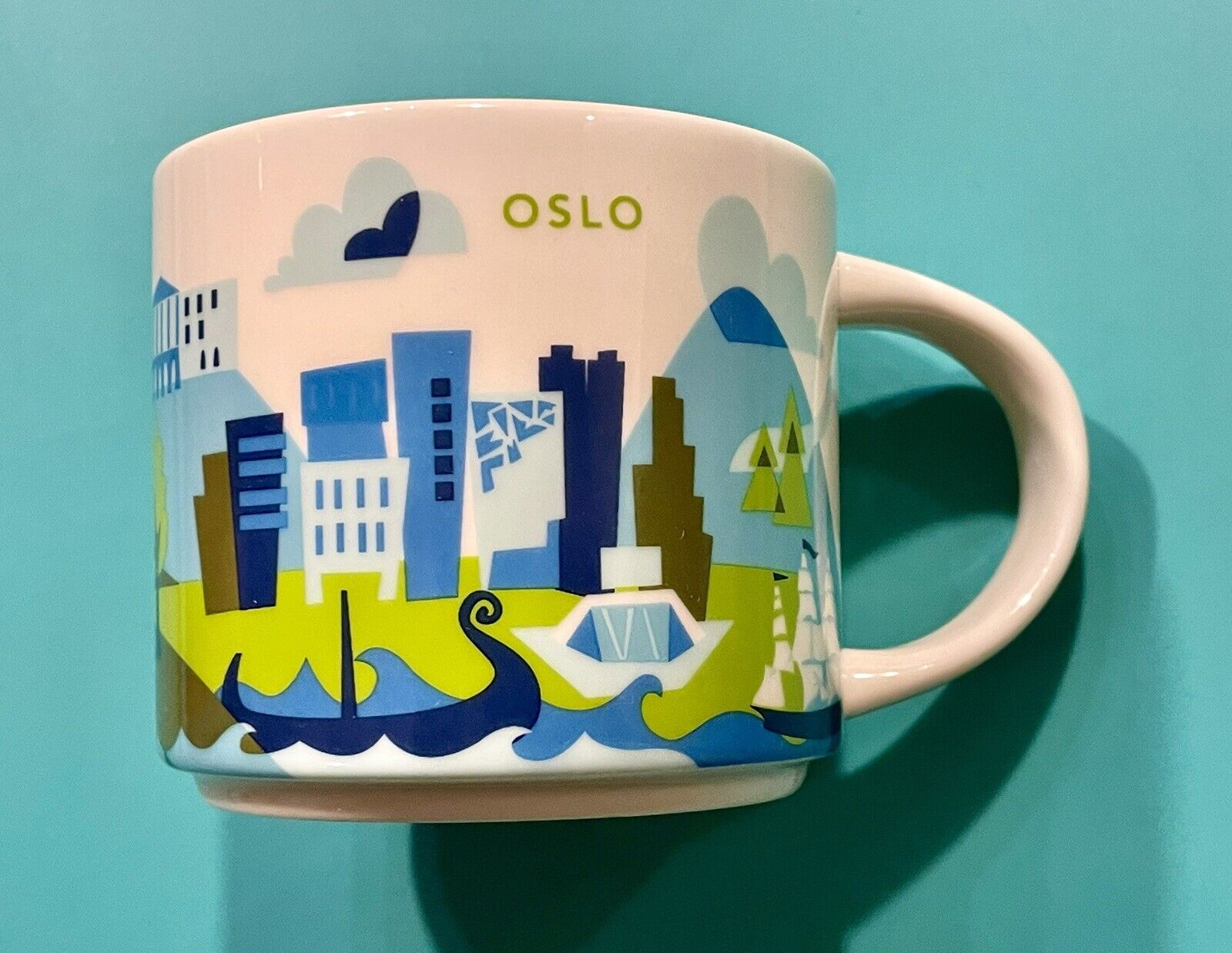 STARBUCKS COFFEE MUG - OSLO  , NORWAY ?? - Sold on eBay December 10th, 2024 for $80.00 (1 bids) 