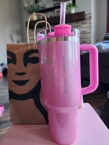 Stanley x Starbucks Winter Pink 40oz Tumbler (2024 Target Exclusive) New In Hand - Sold on eBay January 19th, 2024 for $217.50 (32 bids) 